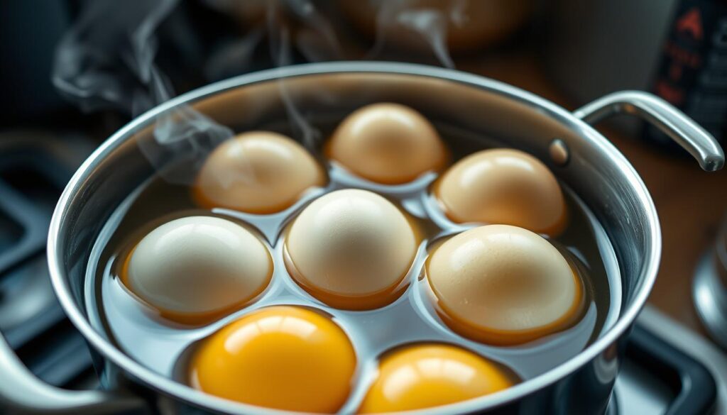 Frische Eier kochen Frische Eier kochen