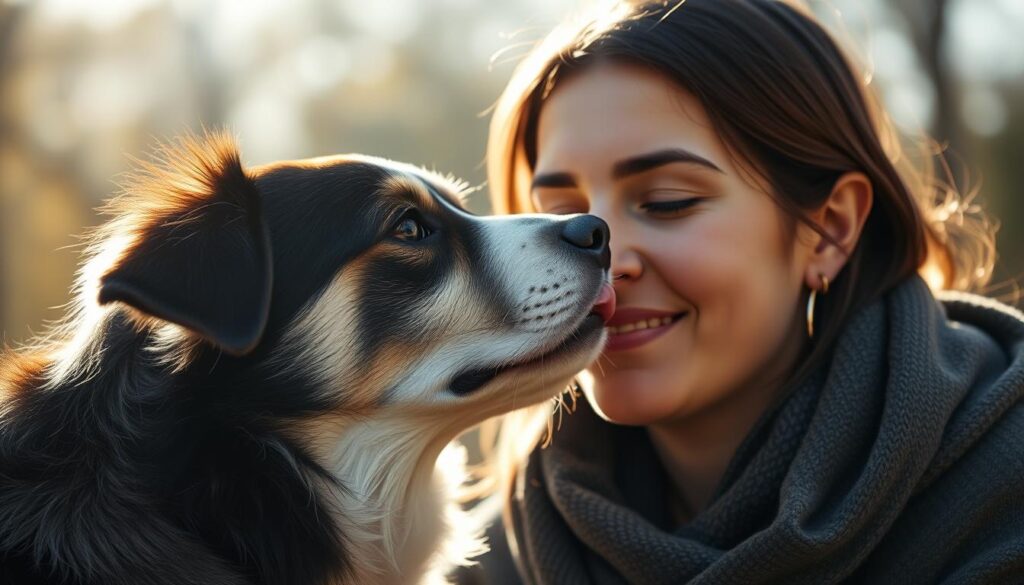 wieso leckt mein Hund mich ab