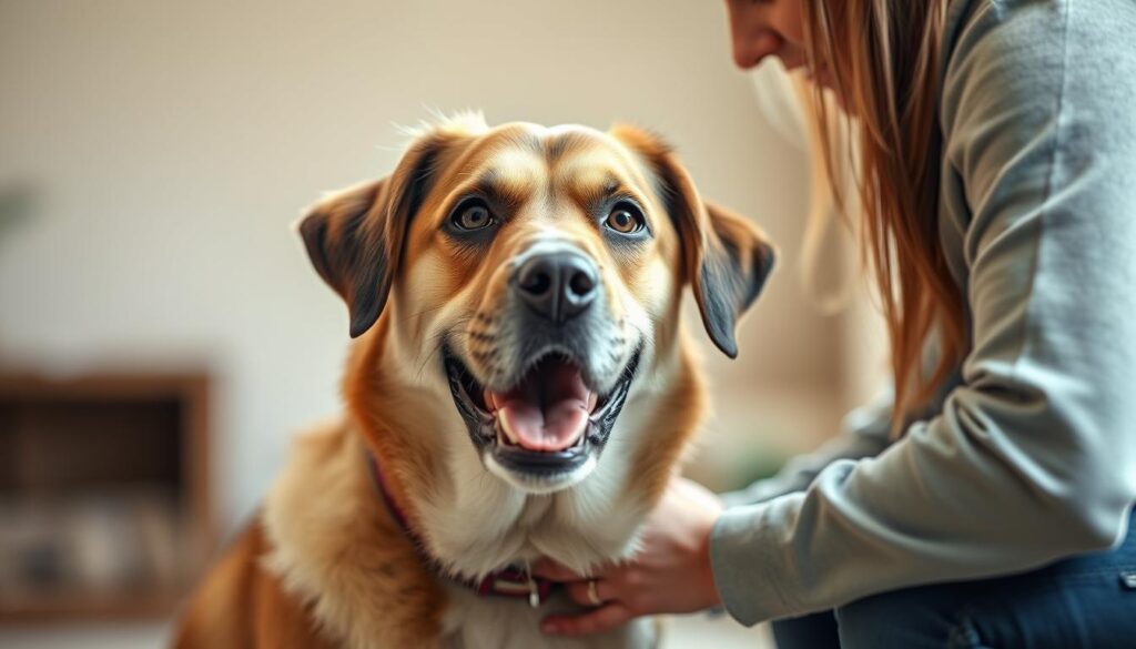 Hundetraining gegen Hecheln