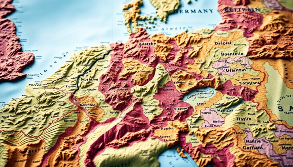 Welche Länder grenzen an Deutschland