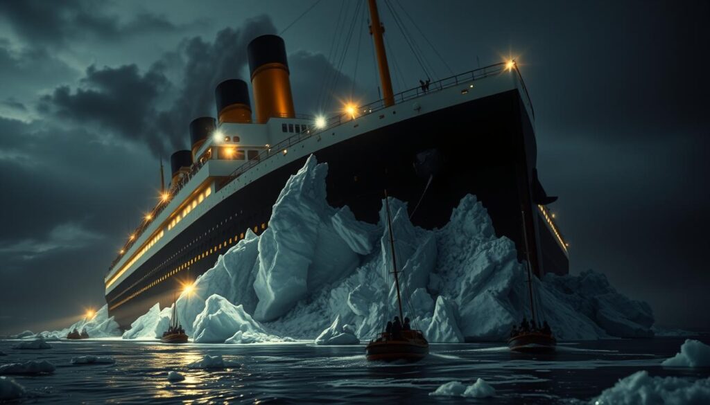 Titanic Eisberg Kollision Titanic Eisberg Kollision