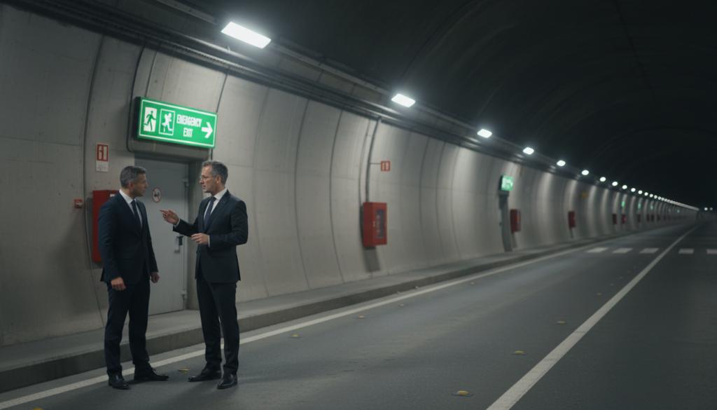Welche grundlegenden Verhaltensregeln müssen Sie im Tunnel beachten