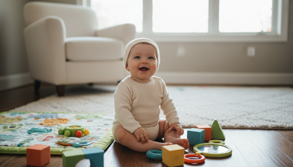 Ab wann können Babys sitzen