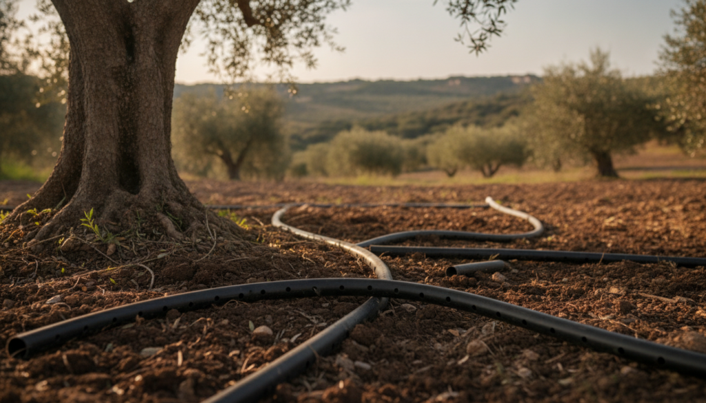 Drainagesysteme für Olivenbaum