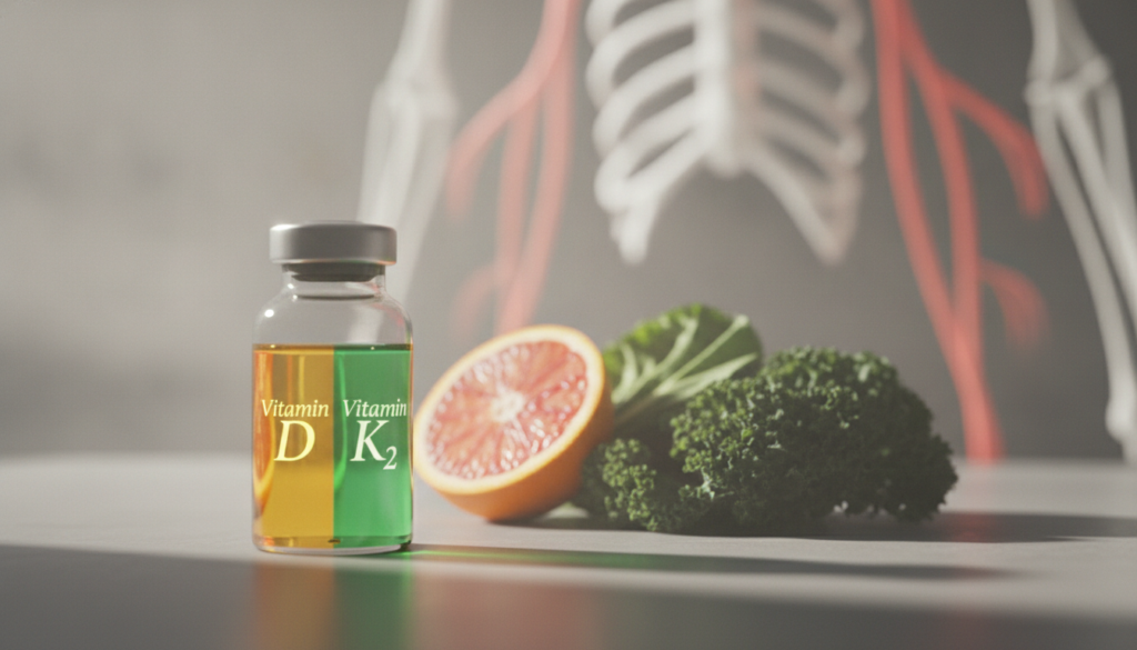 Kombination von Vitamin D und K2 - Chancen und Risiken Kombination von Vitamin D und K2 - Chancen und Risiken